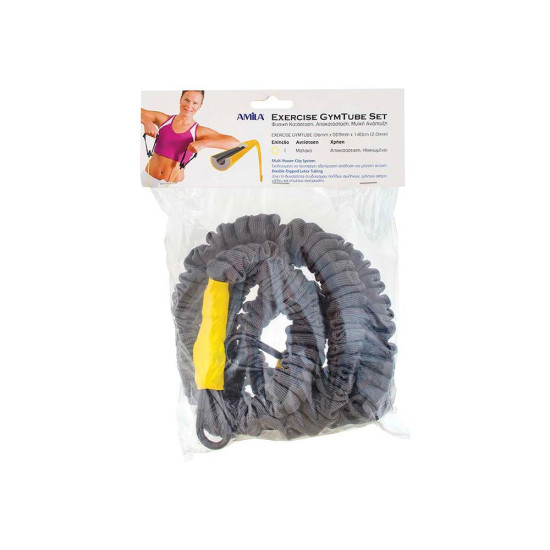 Amila Λάστιχο Gym Tube με Clip και Μανίκι Ultra light Amila Λάστιχο Gym Tube με Clip και Μανίκι Ultra light